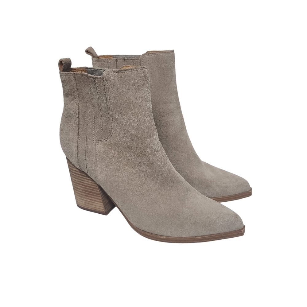 Marc Fisher Mloshay Taupe Boots 9.5M
